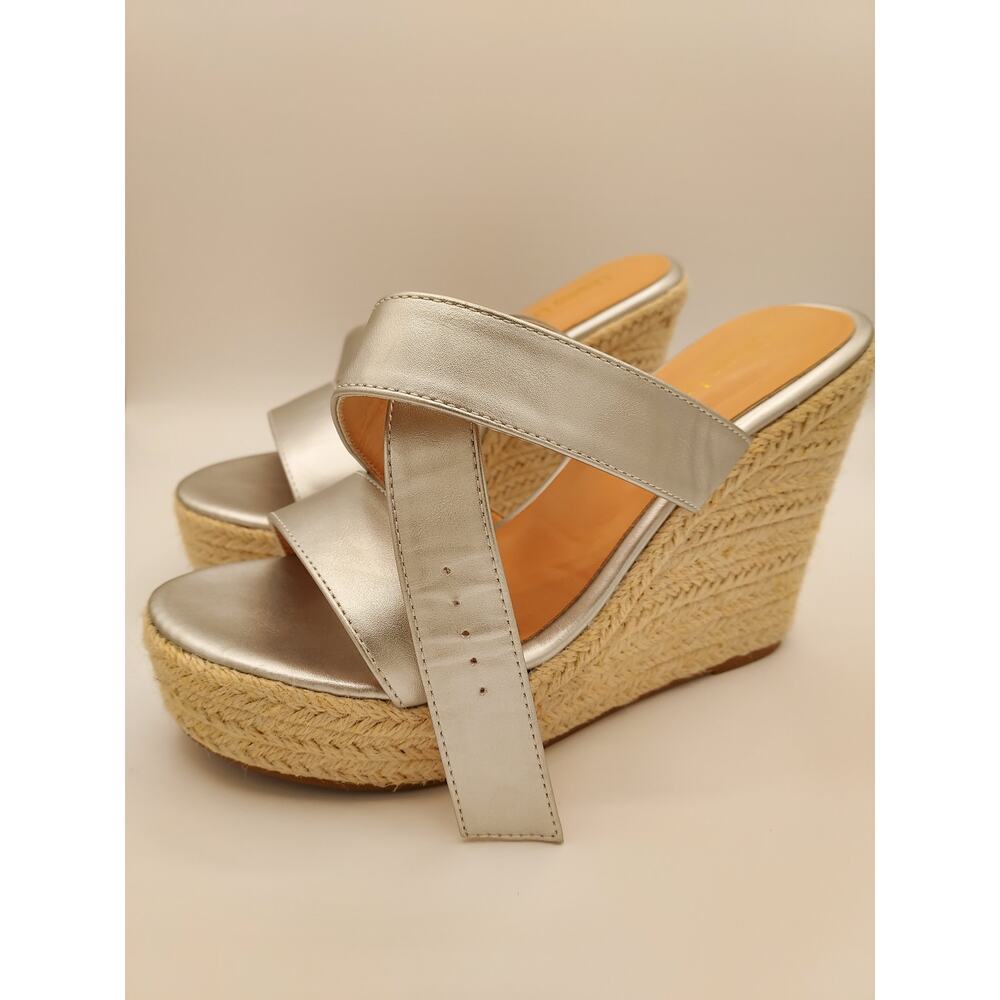 NEARLY NEW Lhamo Latso Wedge Sandals - Sz 7.5
